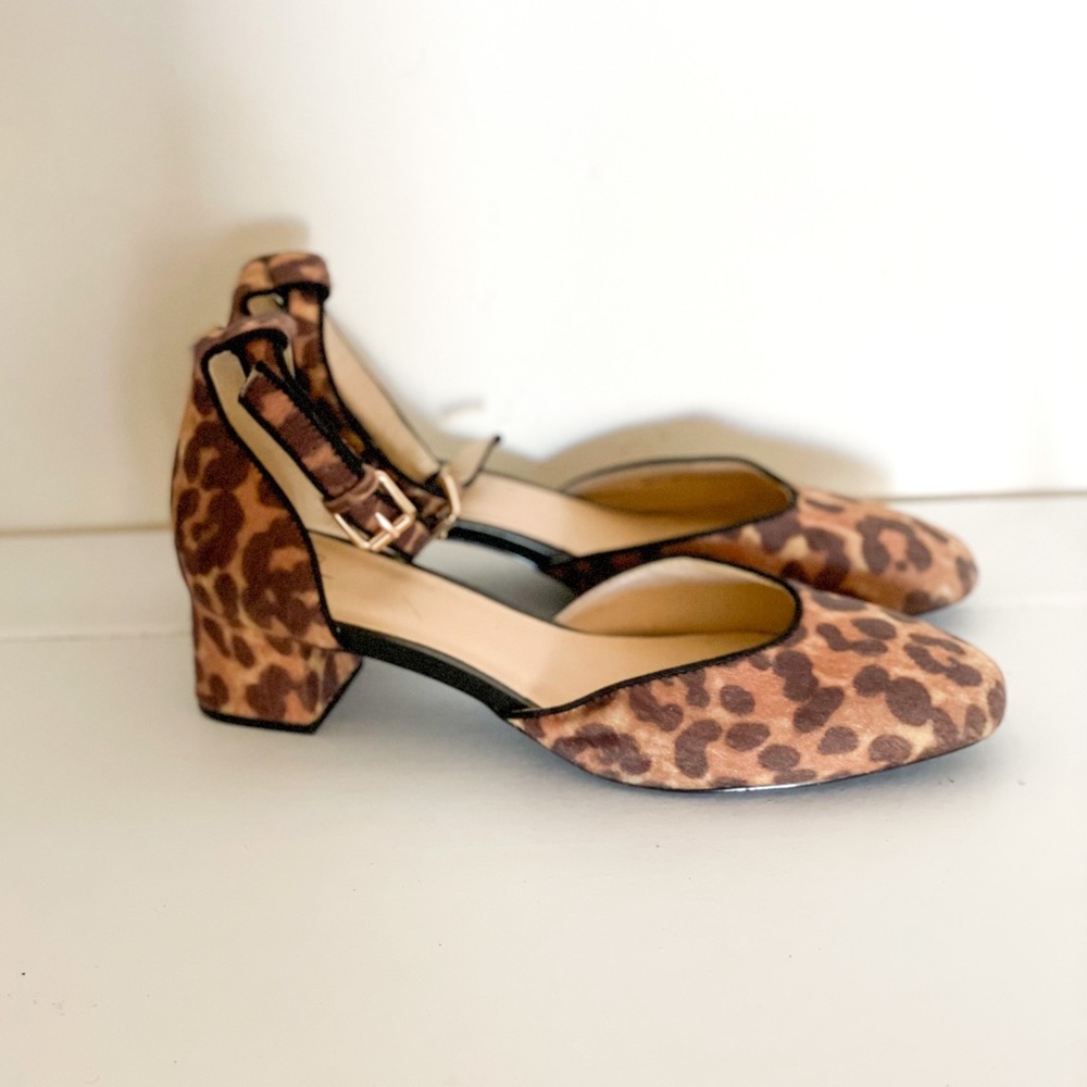 CABI 6015 Kiki leopard print block heel sandals